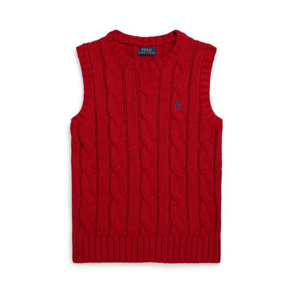 Ralph Lauren ニットベスト　断捨離‼️ 90s vintage RALPH LAUREN ワンポイント コットン ニットベスト