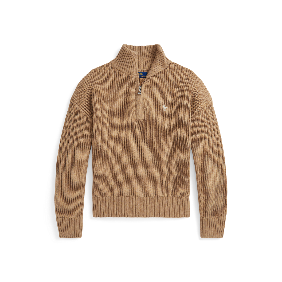 Cotton Half-Zip Sweater