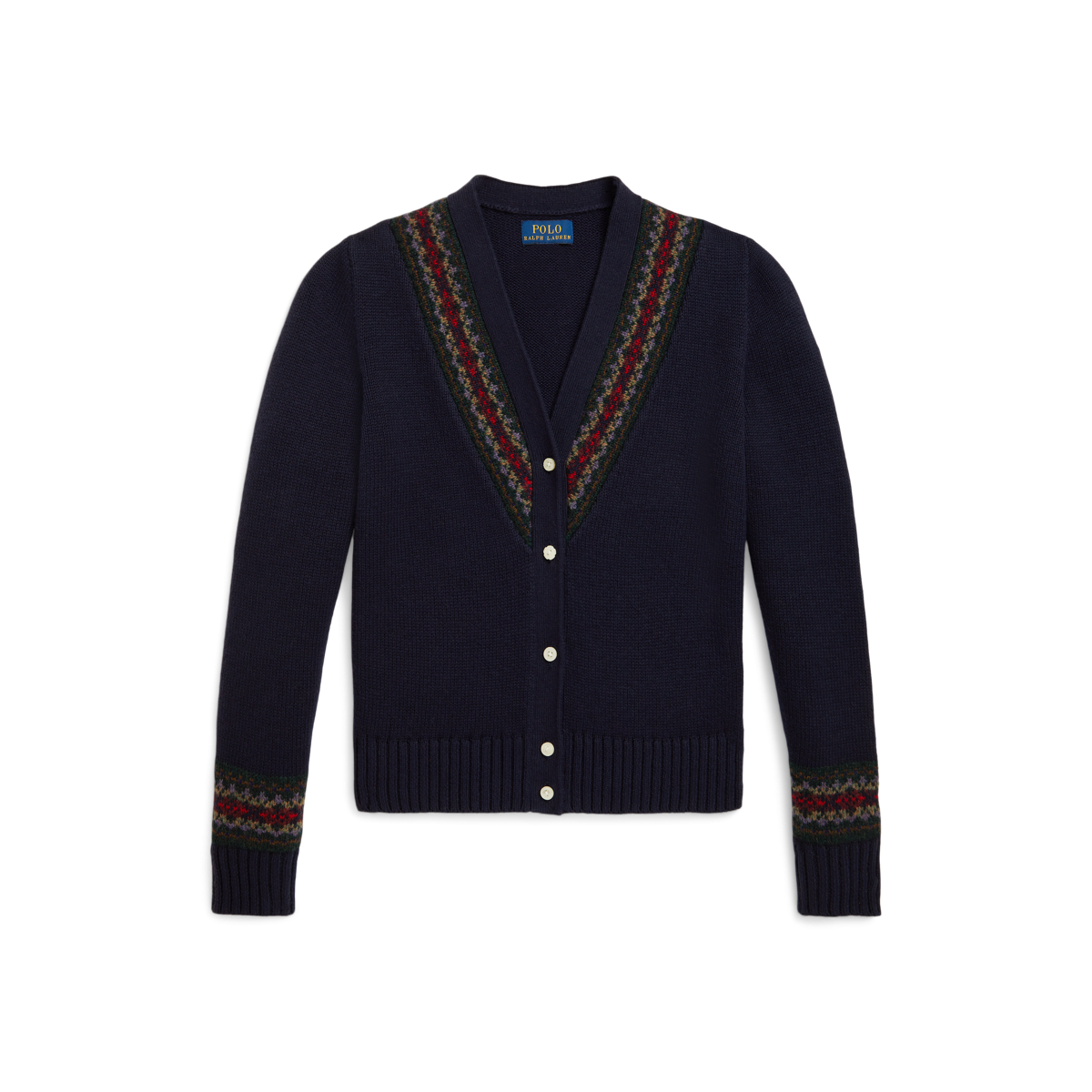 RALPH LAUREN フェアアイル コットンブレンド カーディガン LAUREN RALPH LAUREN（ローレン ラルフ ローレン）の「フェア