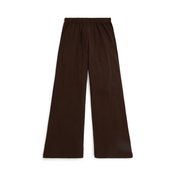 Ribbed Wide-Leg Pant
