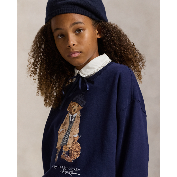 Polo Bear Fleece Boxy Sweatshirt