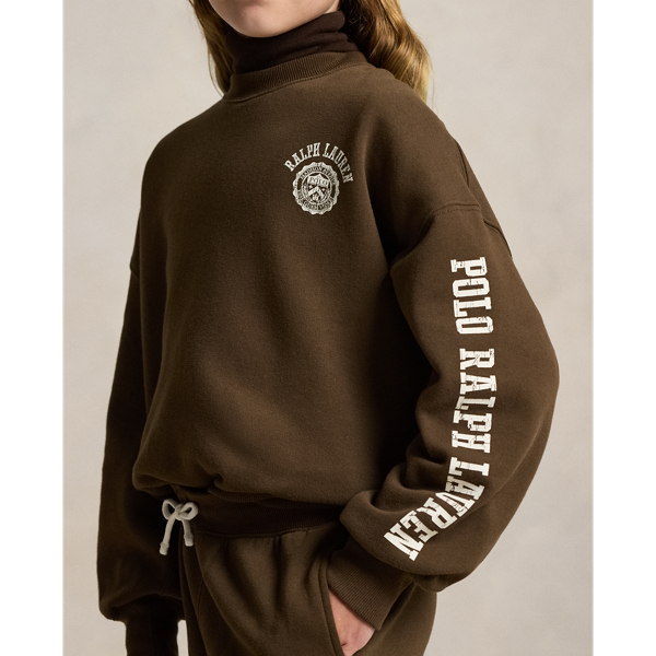 Logo Crest Fleece Sweatshirt