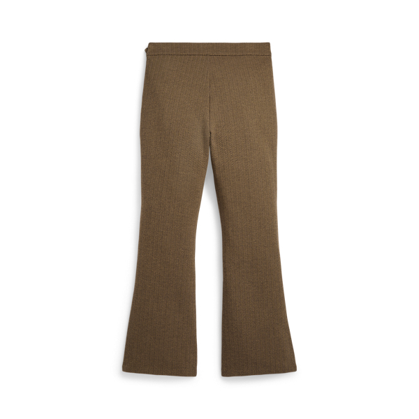 Herringbone Jacquard Flare Pant