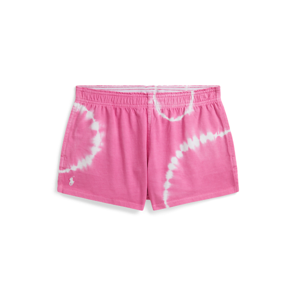 Dalia Pink Tie Dye Tie-Dye Cotton Jersey Short Girls 7-16 1