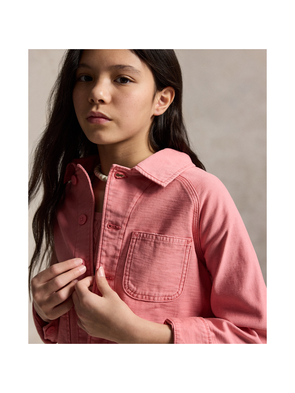 Детские куртки Ralph Lauren Reverse-Sateen Utility Jacket — фото 2