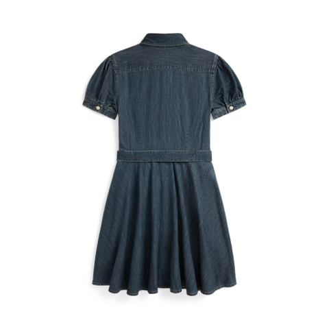 Детские джинсы Ralph Lauren Belted Indigo Denim Shirtdress