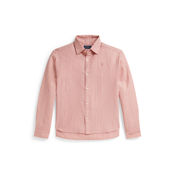 Kastenförmiges Hemd mit Streifen