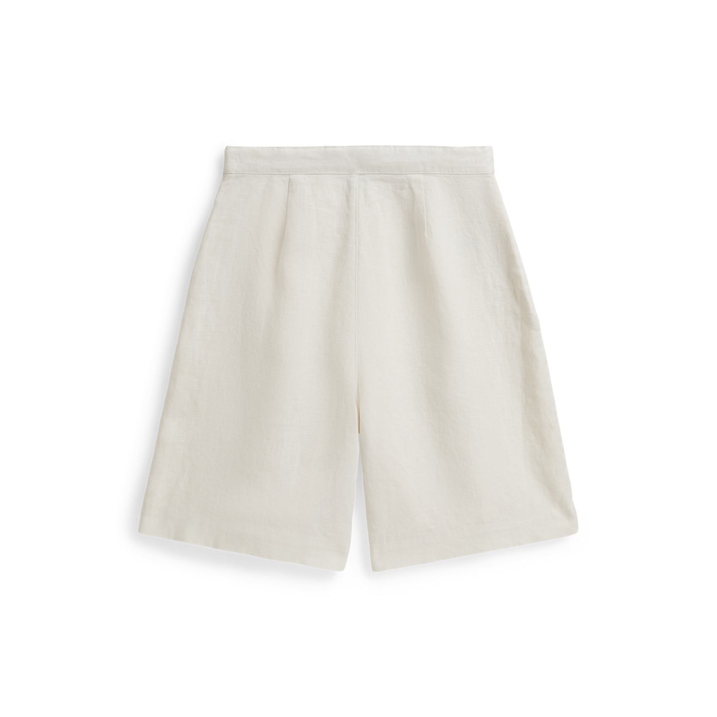 Шорты Ralph Lauren Linen Pleated Short, цвет: Состаренный кремовый — фото 1