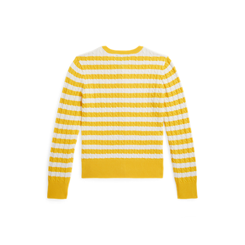 Детские кардиганы Ralph Lauren Striped Mini-Cable Cotton Cardigan