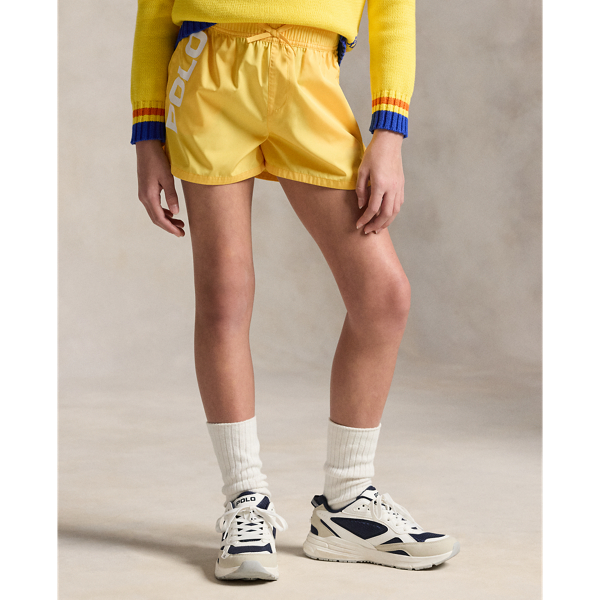 Chrome Yellow Logo Short Girls 7-14 Years 4
