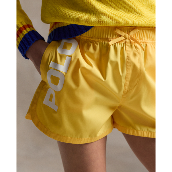 Chrome Yellow Logo Short Girls 7-14 Years 5
