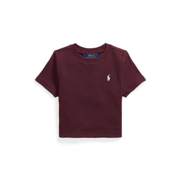 Ribbed Boxy T-shirt Girls 7-14 Years 1