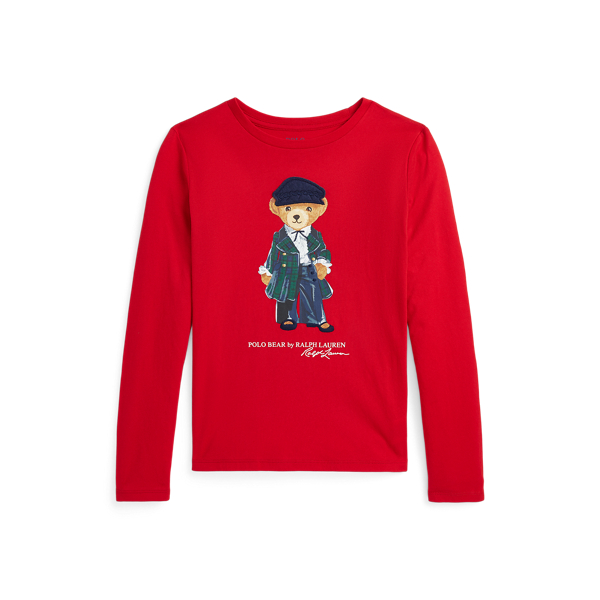 Langarm-T-Shirt mit Polo Bear