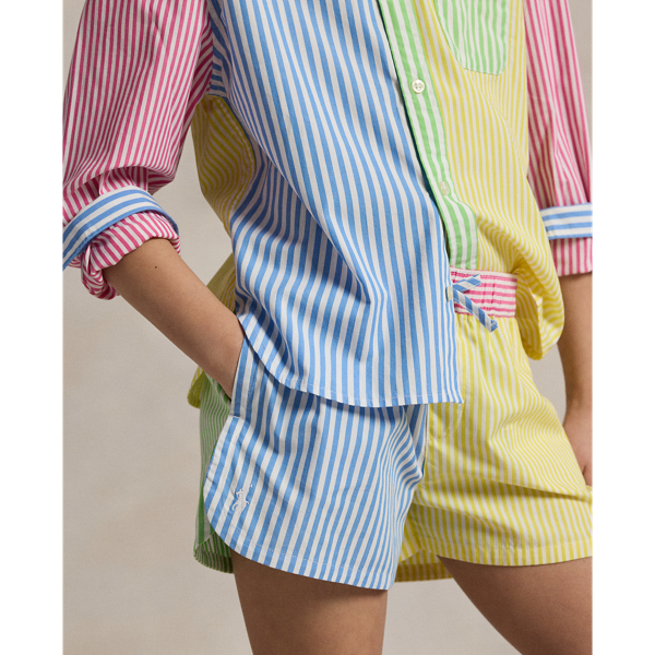 Short fantaisie en popeline de coton Girls 7-16 en Multi 5