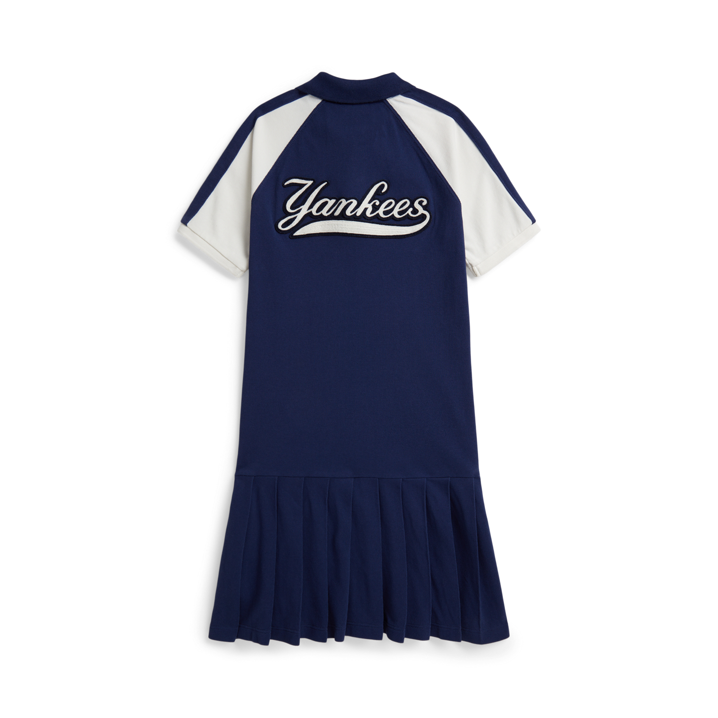 Детское платье Polo Ralph Lauren Yankees Polo, цвет: Тёмный кобальтовый / Белый — фото 1