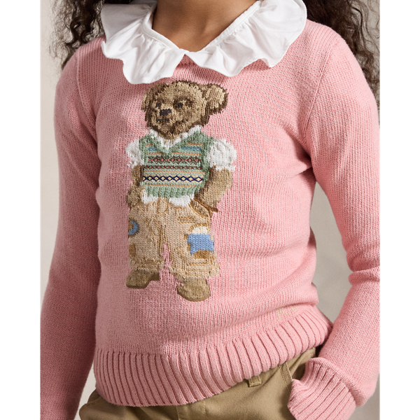 Adirondack Rose Polo Bear Jumper Girls 7-14 Years 5