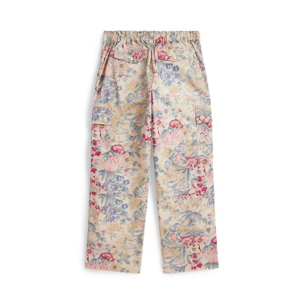 Alyssa Floral Floral Canvas Wide-Leg Cargo Pant Girls 7-16 3