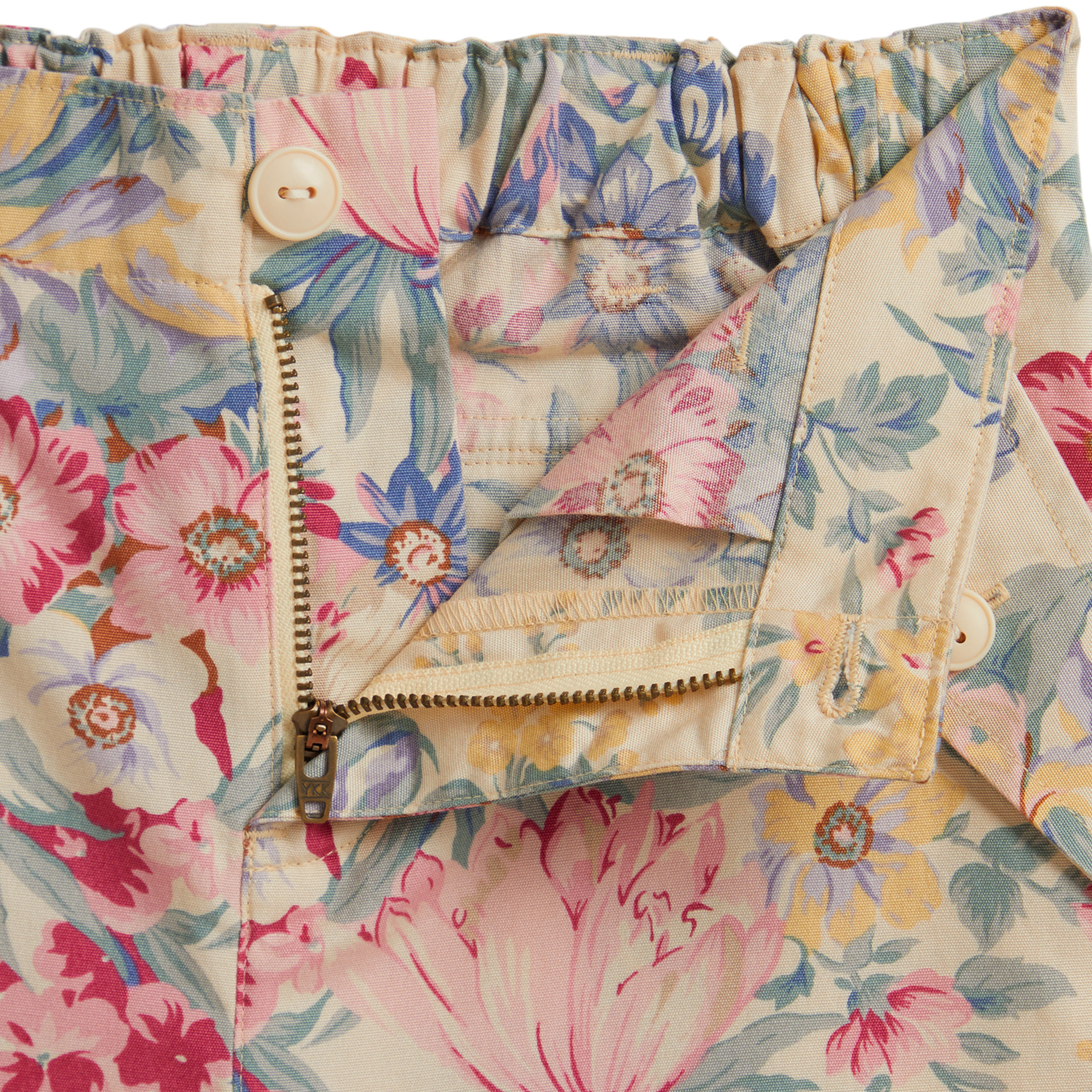Детские брюки Ralph Lauren Floral Canvas Wide-Leg Cargo, цвет: С принтом — фото 5