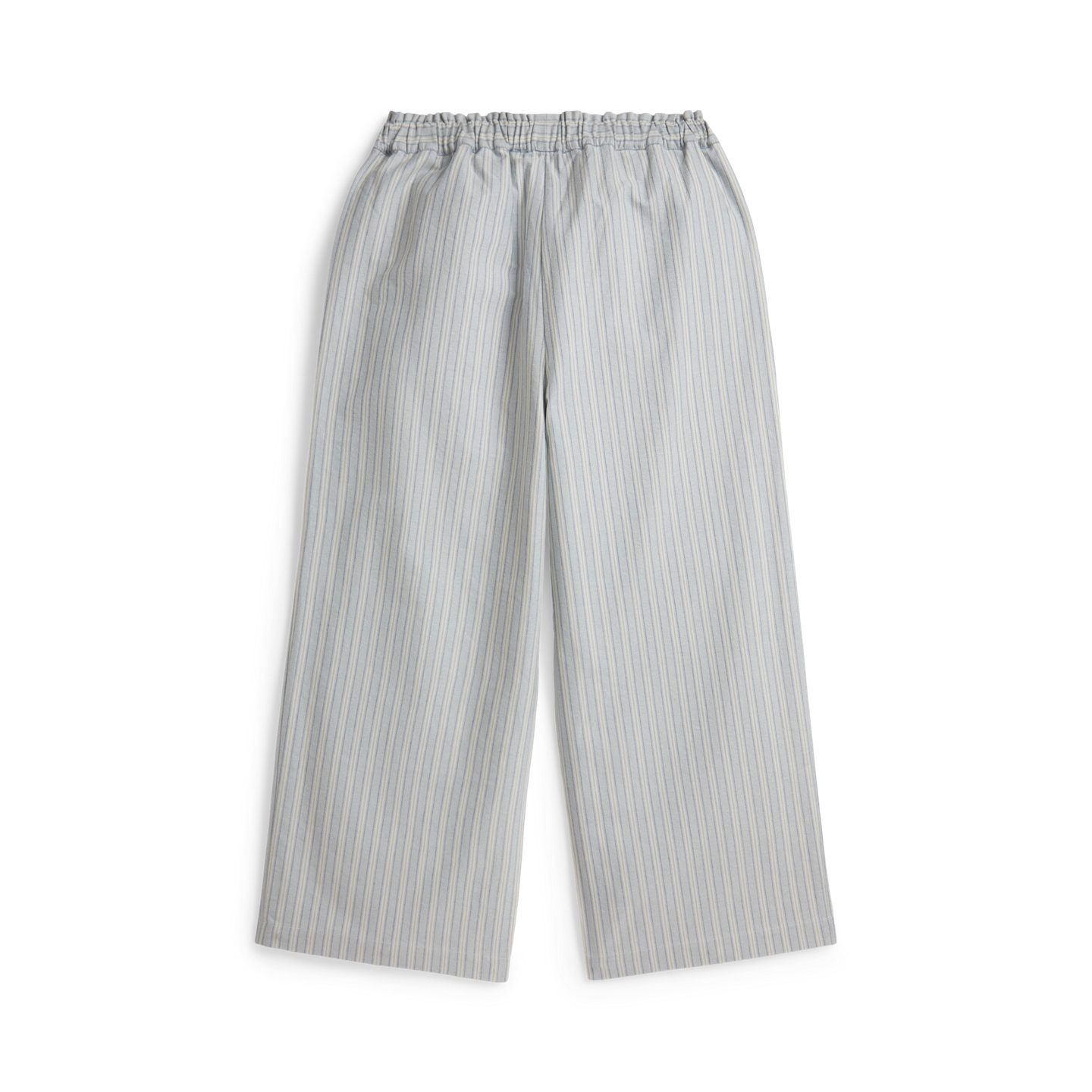 Детские брюки Ralph Lauren Striped Cotton Cropped Wide-Leg, цвет: Синий кремовый разноцветный — фото 1