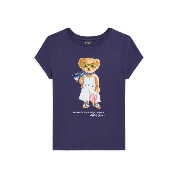 T-shirt Polo Bear jersey de coton