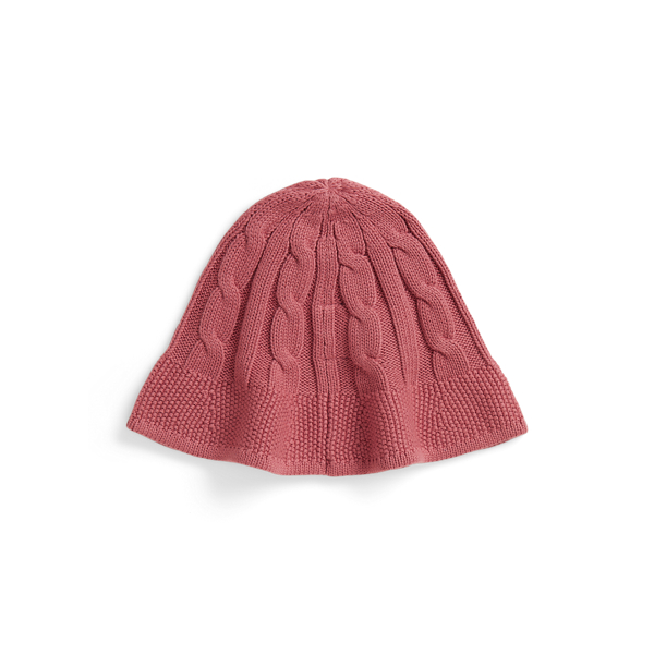 Canvas Pink Cable-Knit Cotton Bucket Hat Girls 7-14 Years 2