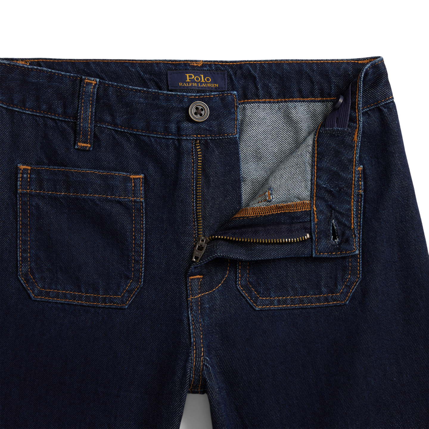Детские джинсы Ralph Lauren Logo Flared Denim, цвет: Варёный — фото 5