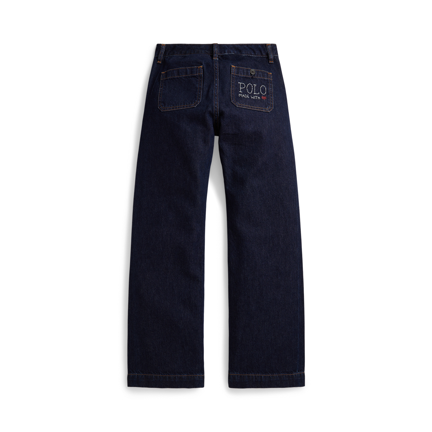 Детские джинсы Ralph Lauren Logo Flared Denim, цвет: Варёный — фото 1