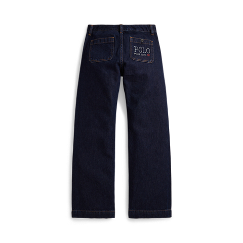 Детские джинсы Ralph Lauren Logo Flared Denim, цвет: Варёный