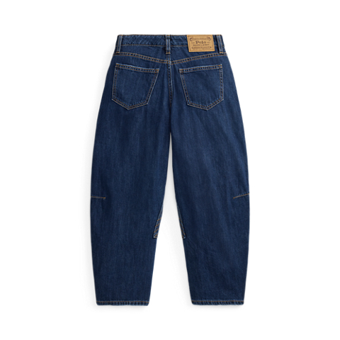 Джинсы Ralph Lauren Curved Tapered Cotton Denim Jean, цвет: Варёный