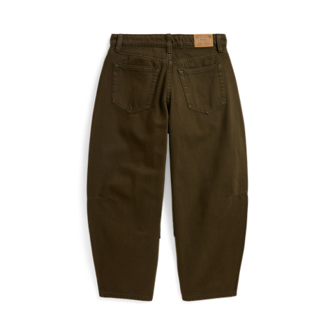 Джинсы Ralph Lauren Curved Tapered Cotton Denim Jean, цвет: Варёный