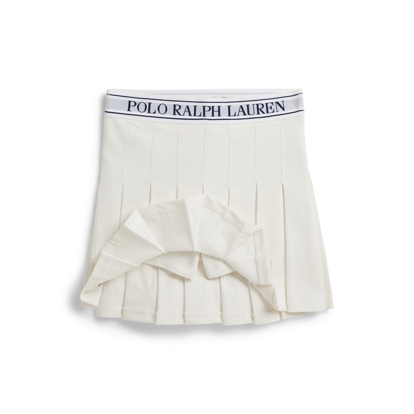 Детские комплекты Ralph Lauren Stretch Mesh Boxy Polo Shirt & Skort, цвет: Белый — фото 2