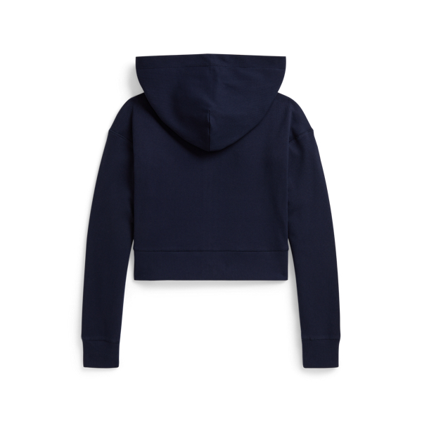 Refined Navy Ribbed Boxy Full-Zip Hoodie Girls 7-16 2