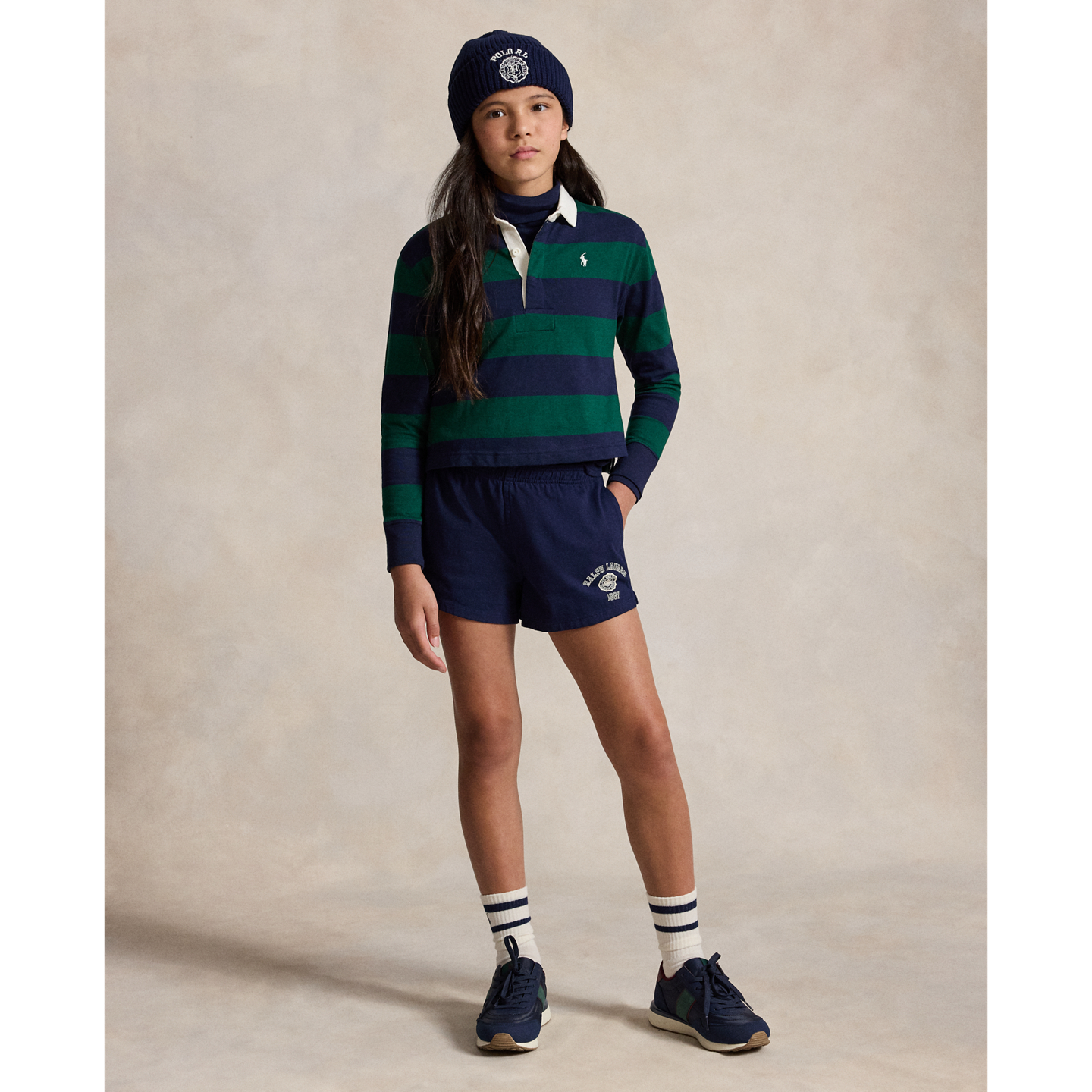 Шорты Ralph Lauren Cotton Jersey Graphic Short, цвет: Тёмно-синий — фото 4
