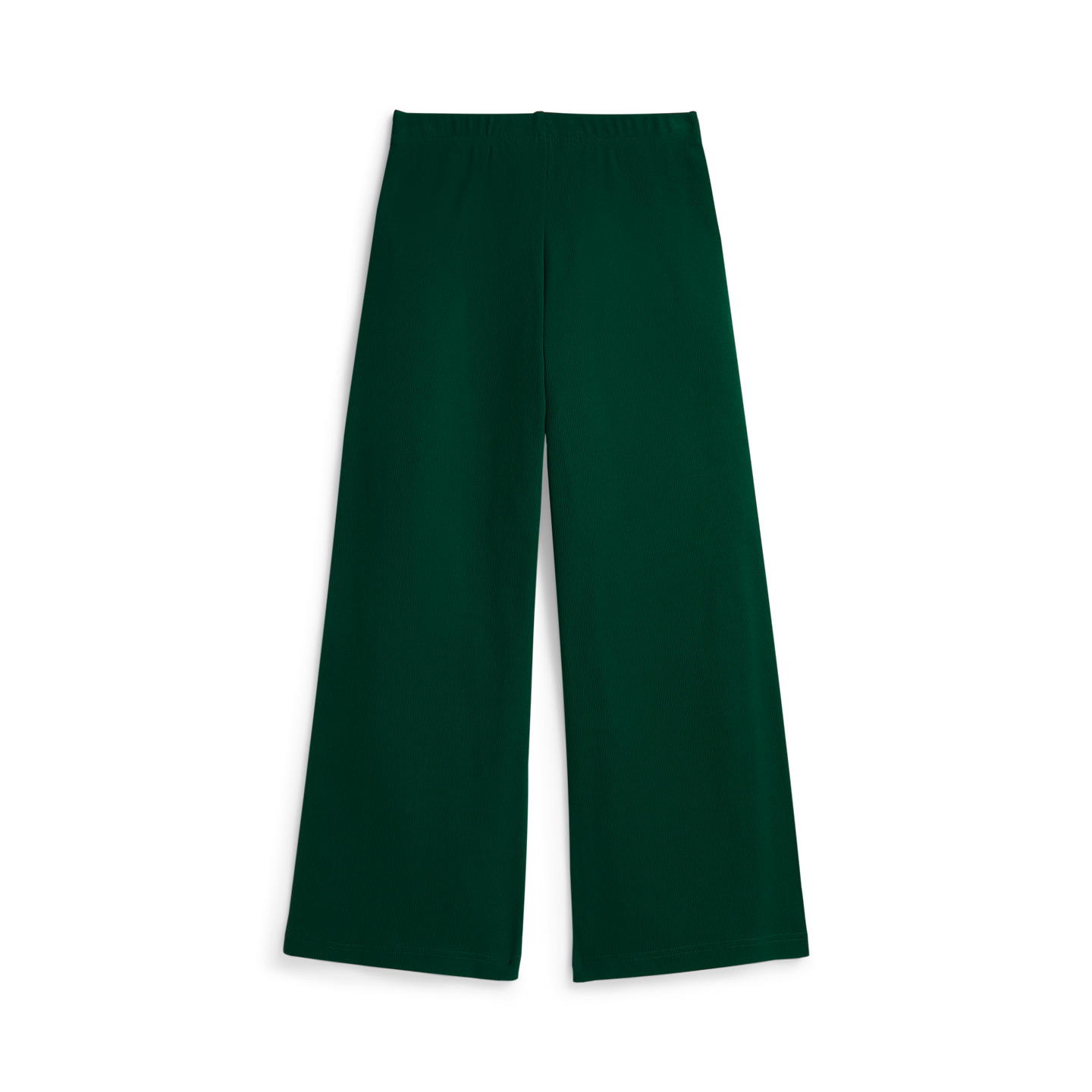 Детские брюки Ralph Lauren Ribbed Wide-Leg, цвет: Тёмно-зелёный — фото 1