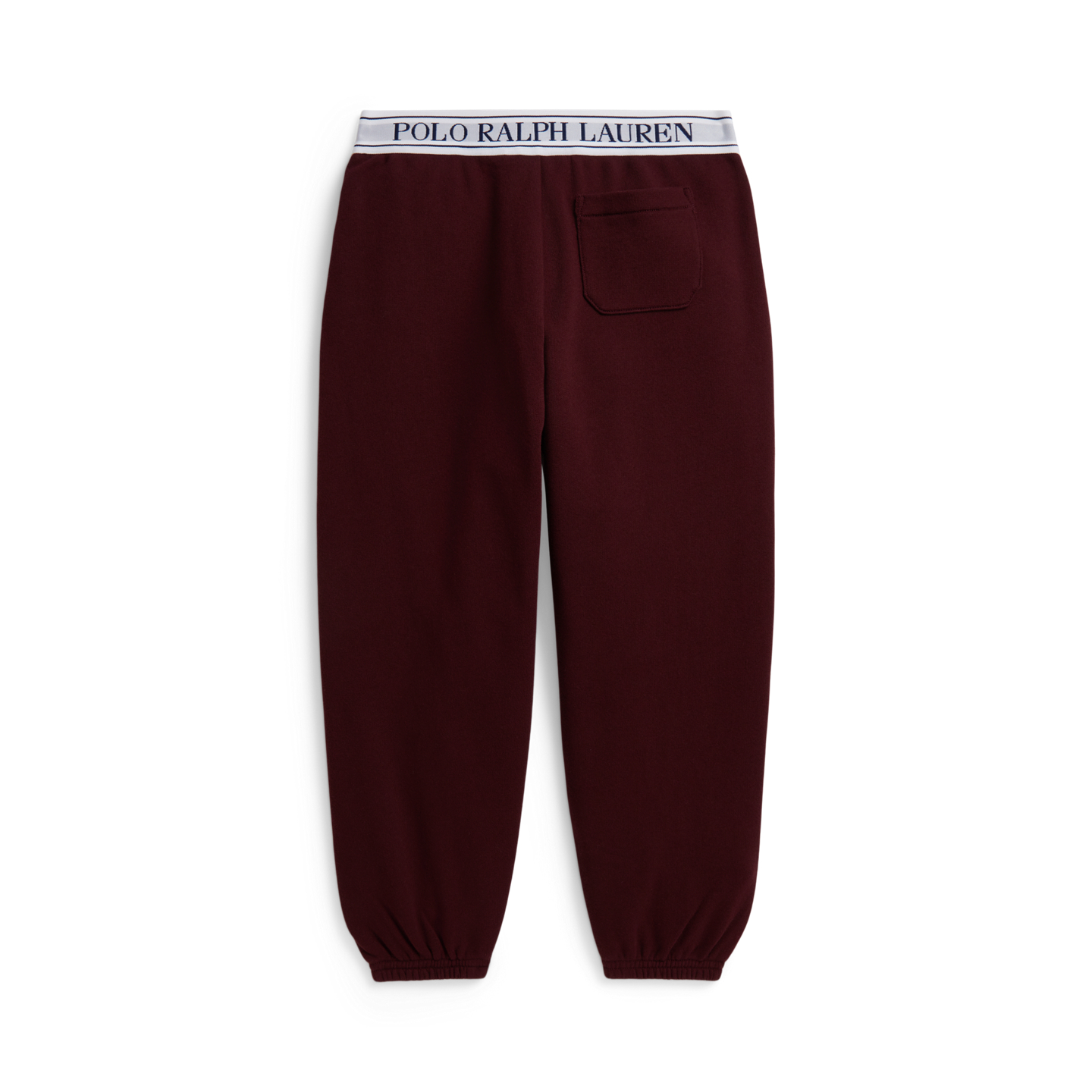 Детские брюки Ralph Lauren Logo French Terry Jogger, цвет: Насыщенный рубиновый — фото 1