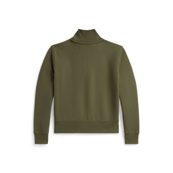 Cruise Olive Quarter-Zip Fleece Pullover Girls 7-16 2