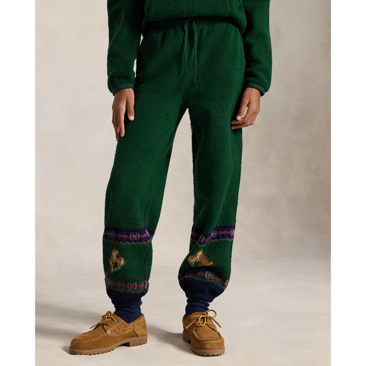Детские брюки Ralph Lauren Horse-Print Jogger, цвет: Horsey Fair Isle — фото 2