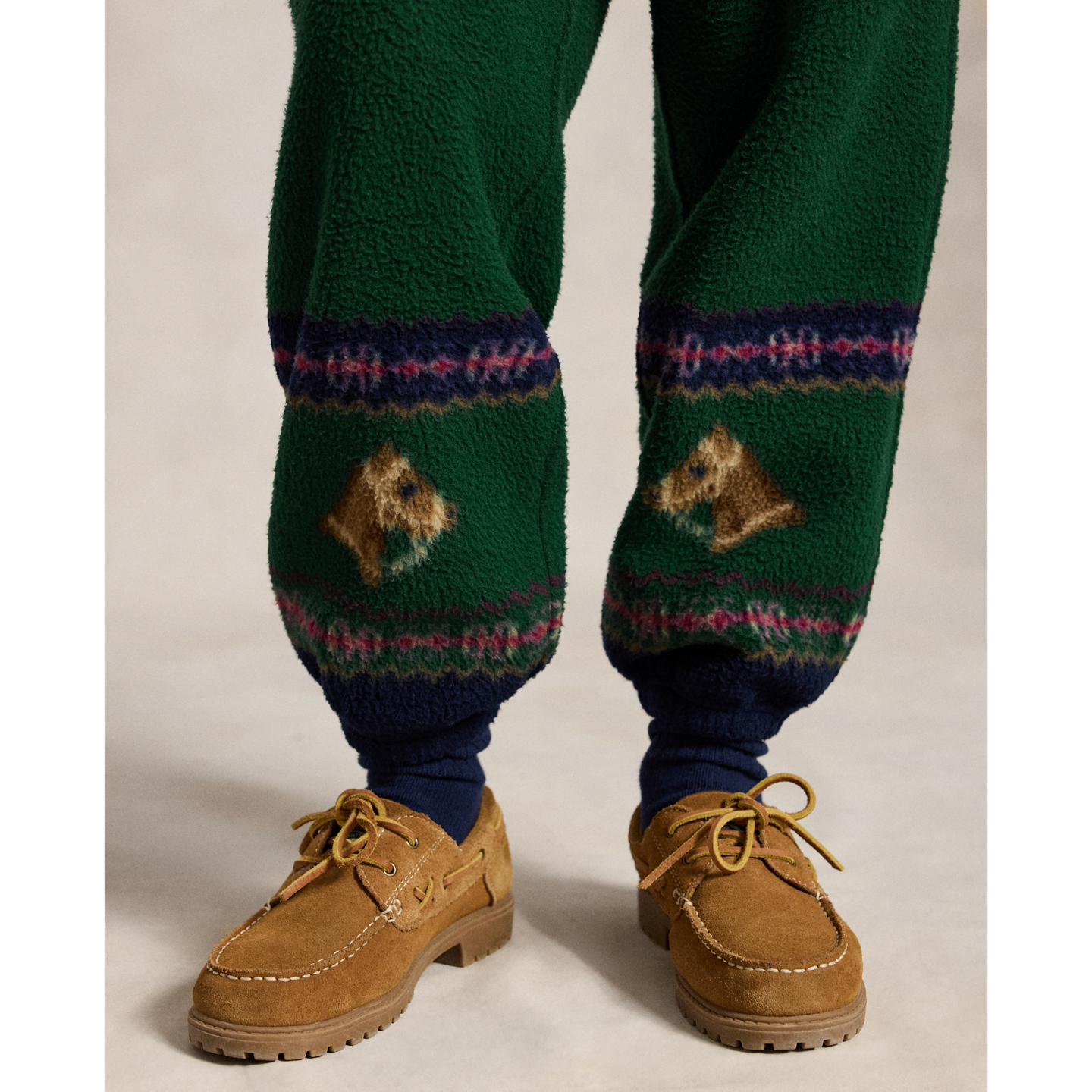 Детские брюки Ralph Lauren Horse-Print Jogger, цвет: Horsey Fair Isle — фото 3
