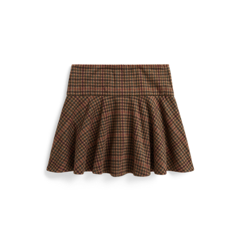Детская юбка-шорты Ralph Lauren Plaid Double-Knit Skort, цвет: Tweed
