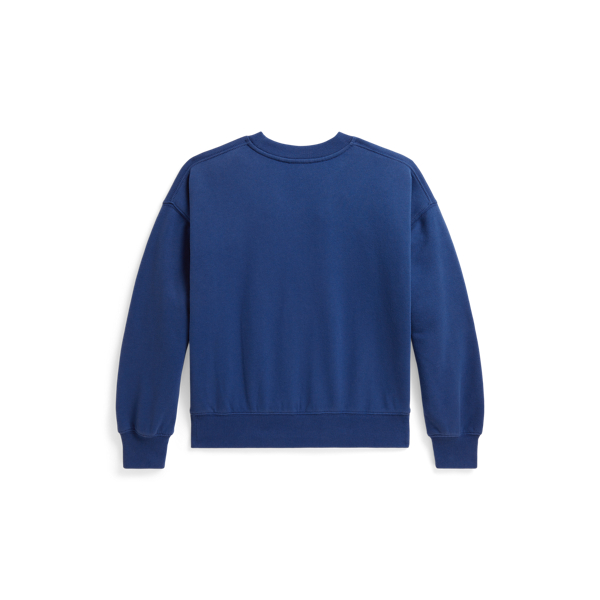 Fleece-Sweatshirt mit Logo Girls 7-14 Years in Verwaschenes Azurblau 3