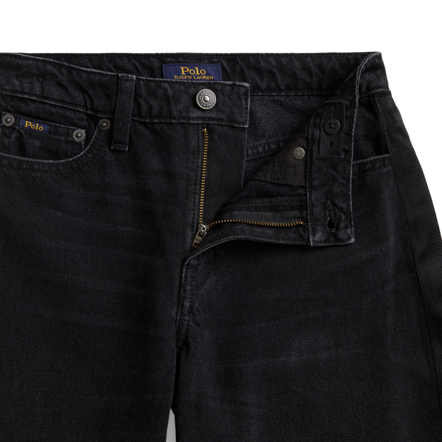 Джинсы Ralph Lauren Curved Tapered Cotton Denim Jean, цвет: Варёный — фото 5
