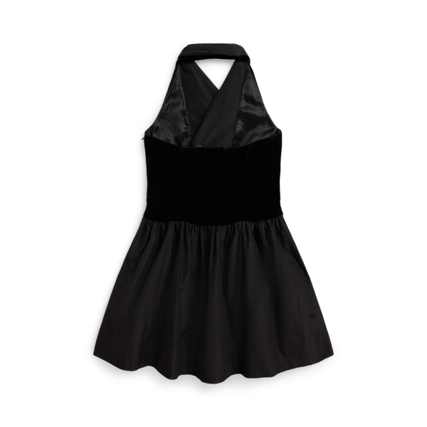 Zweireihiges Kleid mit Smoking-Revers