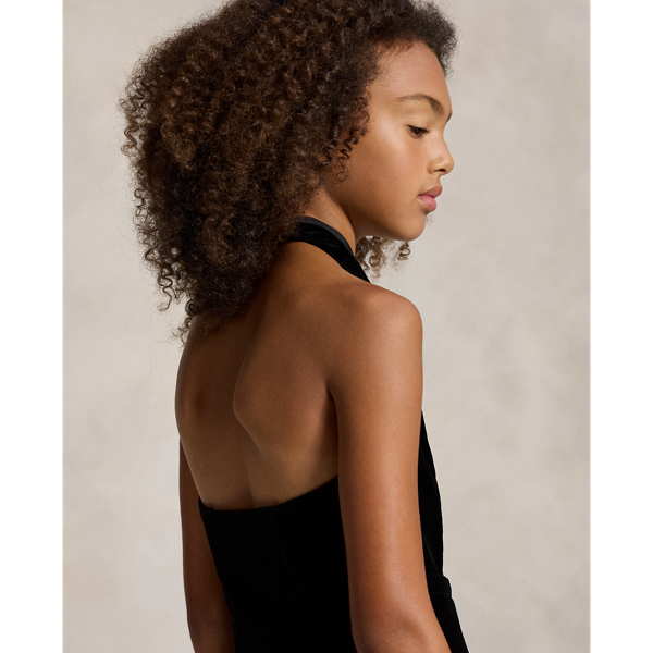 Zweireihiges Kleid mit Smoking-Revers
