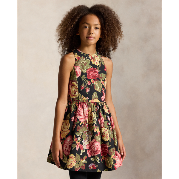 Sleeveless Floral Dress