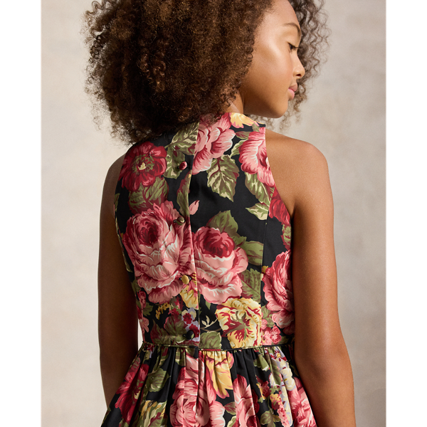 Sleeveless Floral Dress