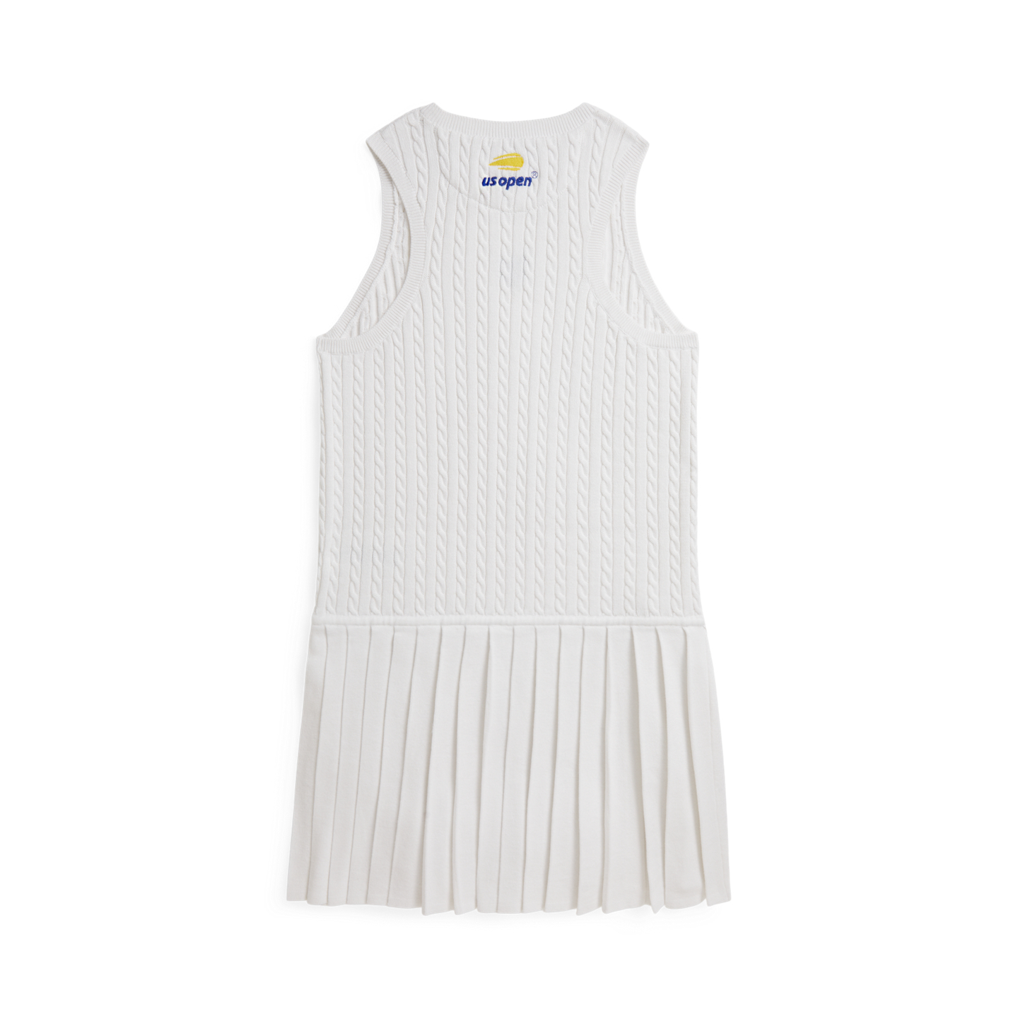 Детское платье Ralph Lauren US Open Cotton Sweater Dress, цвет: Белый — фото 1