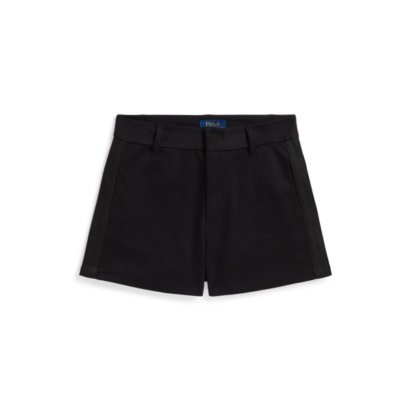 Satin-Trim Tuxedo Short