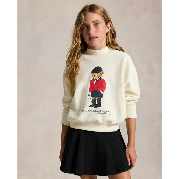 Polo Bear Fleece Boxy Sweatshirt