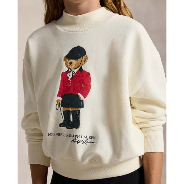 Polo Bear Fleece Boxy Sweatshirt