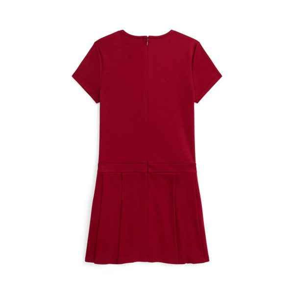 Pleated Ponte Dress